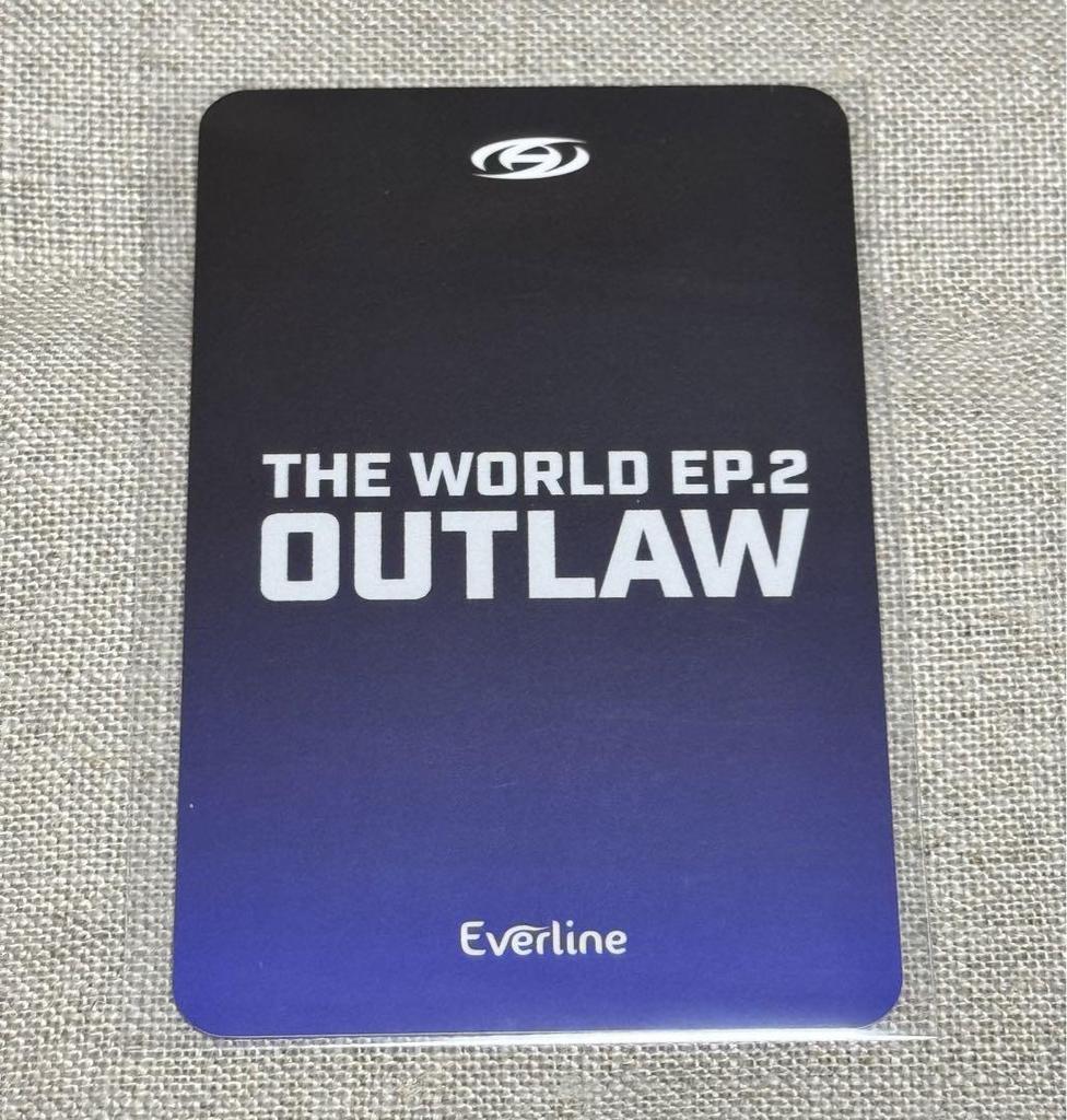 [USED] ATEEZ Wooyoung OUTLAW Everline Trading Card