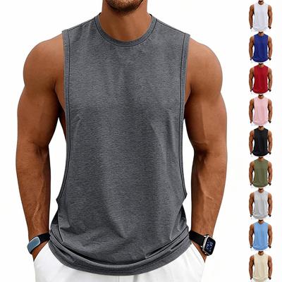 Débardeur Mode Homme Coupe Ample Sans Manches, Débardeurs d'Entraînement Basketball Musculation Pour Tenue Athlétique Décontractée