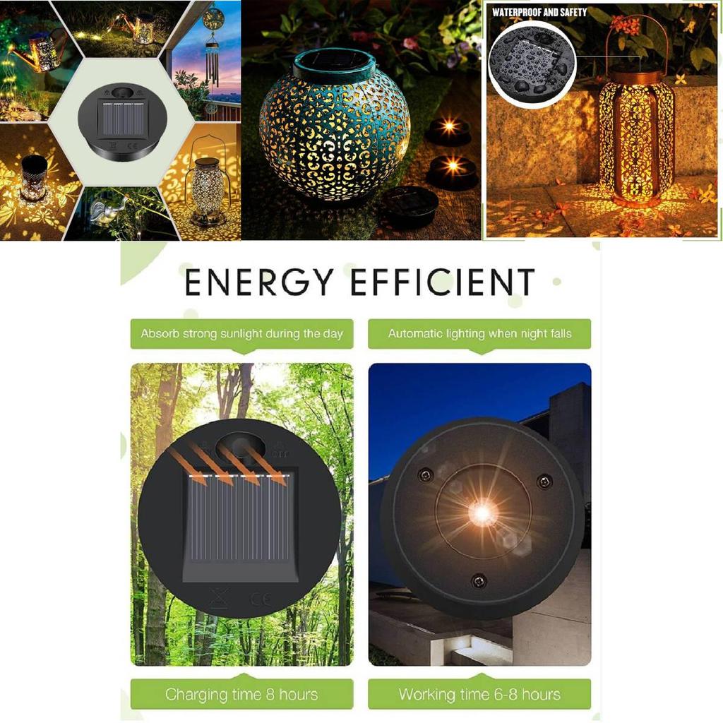 Elegant Solar Lantern Led Light For Outdoor Use With Stylish Hat And Garden Decor