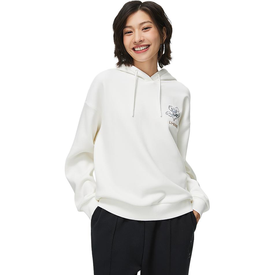 Li Ning China Culture Collection Sweatshirt Women's Ivory AWDT908-4
