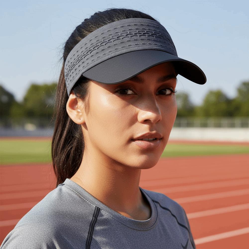 Wide Brim Multicolor Hairband Sun Hats Sweat-absorbing Quick-drying Sports Cap UV Protection Breathable Sun Visor Summer Running