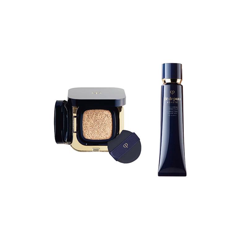 Clé De Peau Beauté (Cpb) Makeup Set (Cushion Foundation, Correcting Cream Veil) Cushion Foundation Dewy #I10+Correcting Cream Veil