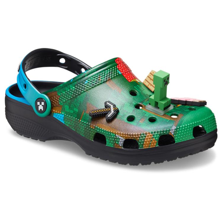 Minecraft X Crocs Classic Clog Dark Forest Unisex Sneakers Green Multi 210829-90H