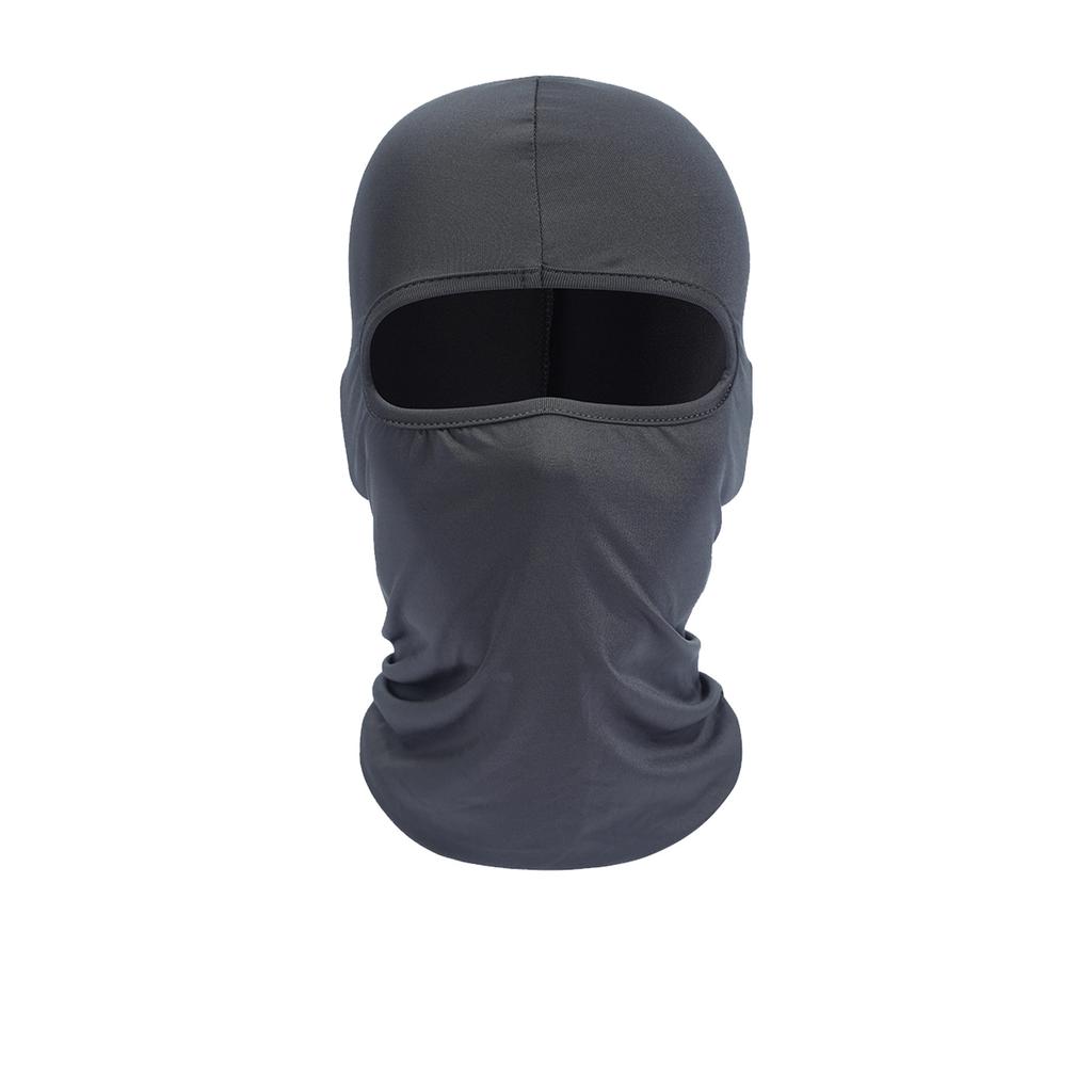 Outdoor cycling face mask, sun protection, breathable, single hole, brimless, men's and women's hooded balaclava hat