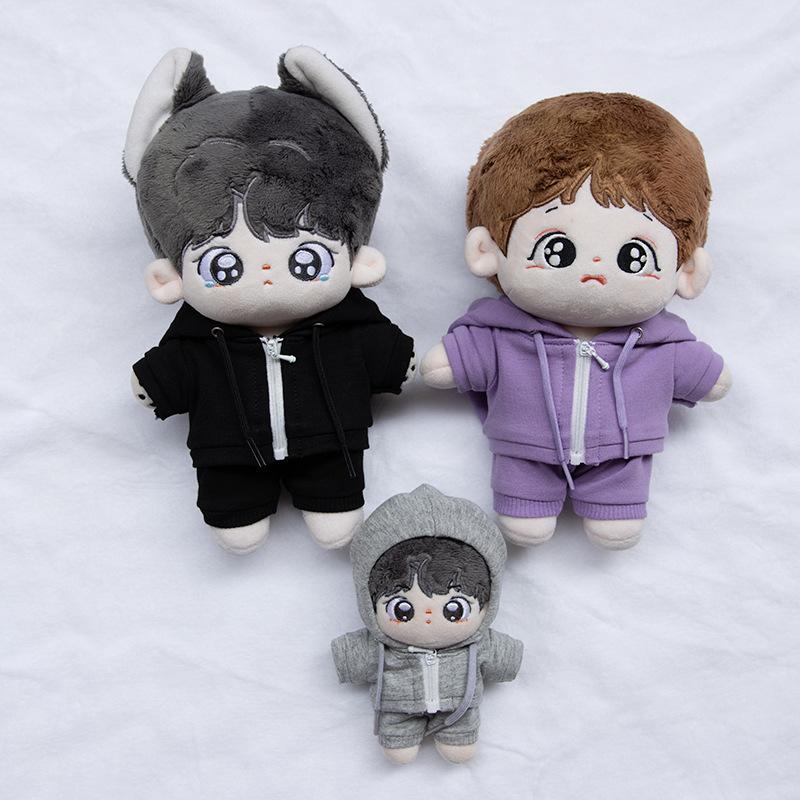 For 10cm Doll Clothes 15cm 20cm Dolls Clothes Outfit Hoodie Dolls Accessories Cultivate Hands-on Ability Children's Gift Toys