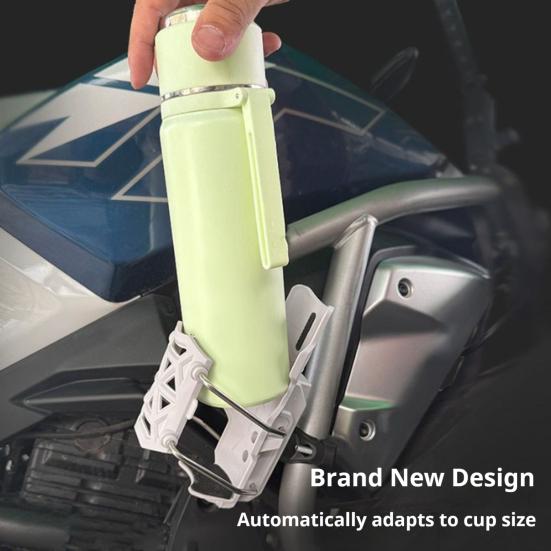 Adaptive Cycling Water Bottle Holder Automatic Clamping 360 Degree Rotatable Bottle Cage for 2''-3''