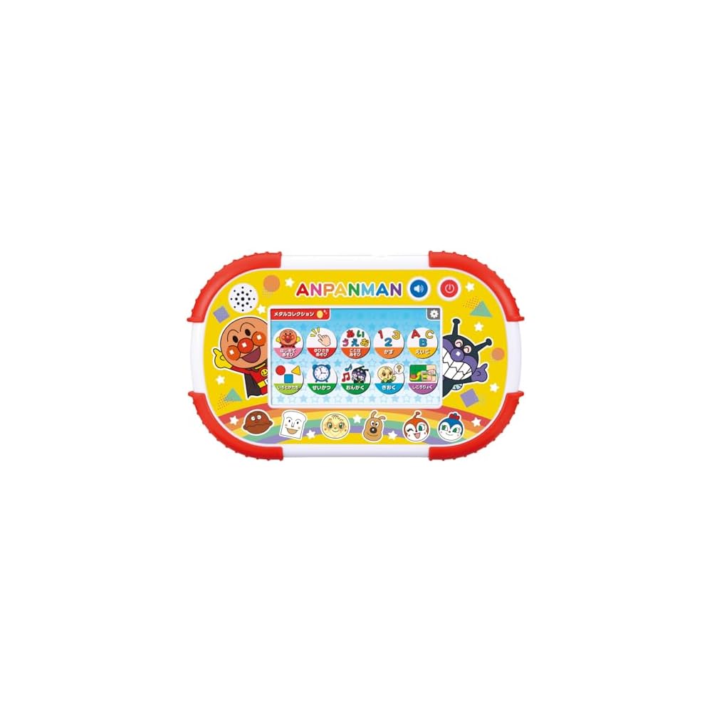 Bandai Anpanman Educational Pad for Ages 1.5 Years and Up Touch Screen Learning Toy