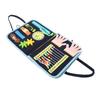 Dress Learning Bag Basic Life Skills Sensory Board Tie Shoe Laces and Buckle Felt Education Board