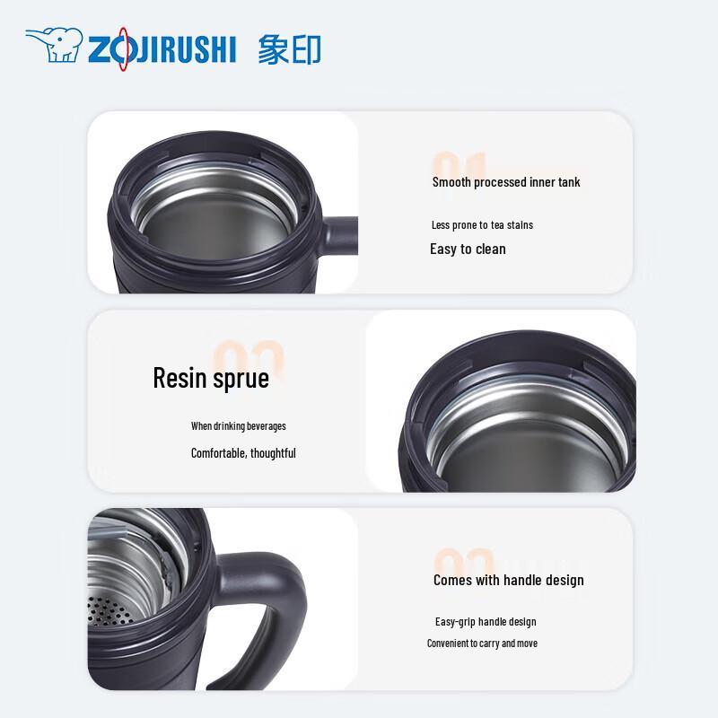 Zojirushi 480ml Stainless Steel Tea Infuser Thermos