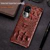 OPPO Reno10PRO Skull Cowhide Leather Cover: Genuine Leather Half Package Protective Case for Reno10 & Reno10Pro+ Phones.