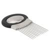 Onion Slicing Holder Multi Purpose Ergonomic Stainless Steel Onion Slicing Assistant Tool for Vegetable Potato