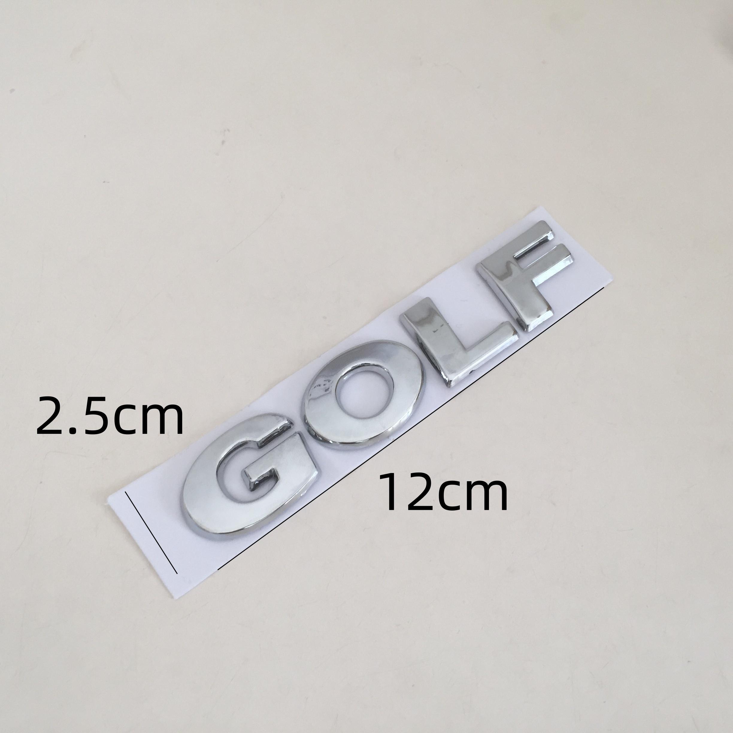

2026 Hot For Volkswagen VW 1pcs 3D ABS for GOLF Car Letter Rear Trunk Bumper Emblem Sticker Badge Decal styling auto Accessories