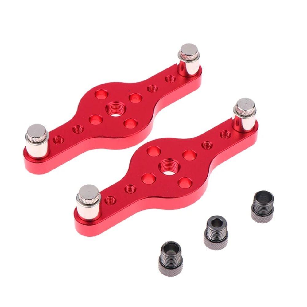 Aluminum Alloy Woodworking Drilling Locator 2-10mm Tenon Hole Locator Hole Drilling Guide Jig