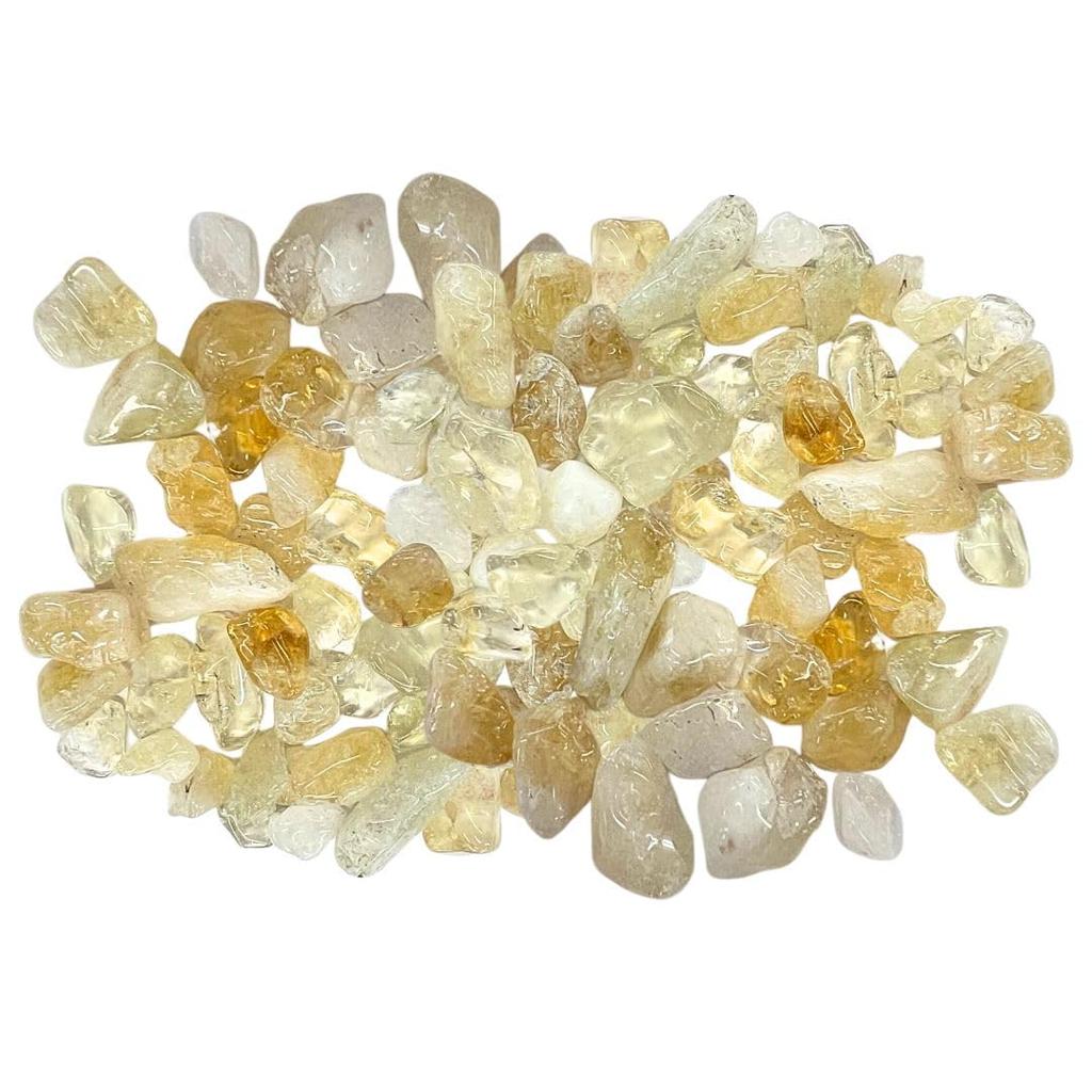 Power Stone Citrine Birthstone Pebbles Purified by Running Water Stone Ornamental Stone Feng Shui Good Luck Purification Purification [AiO JAPAN]
