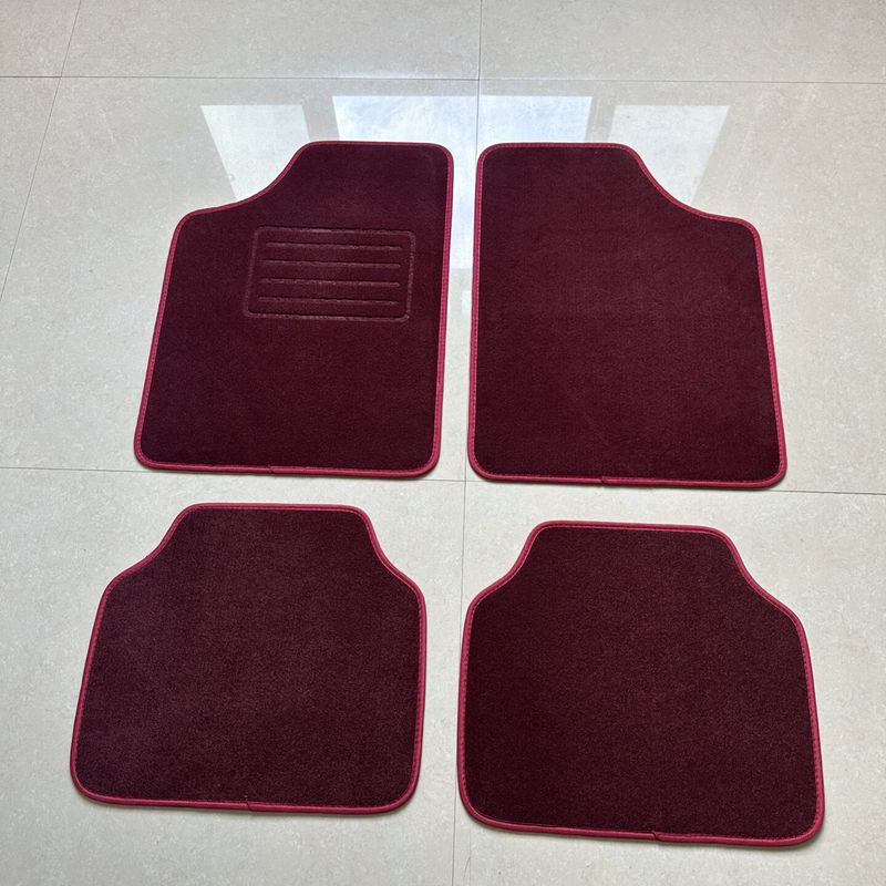 Suede Car Foot Mat Universal Foot Pad Non Slip Waterproof Floor Mat Velvet Foot Mat Easy To Clean Car Seat Cover