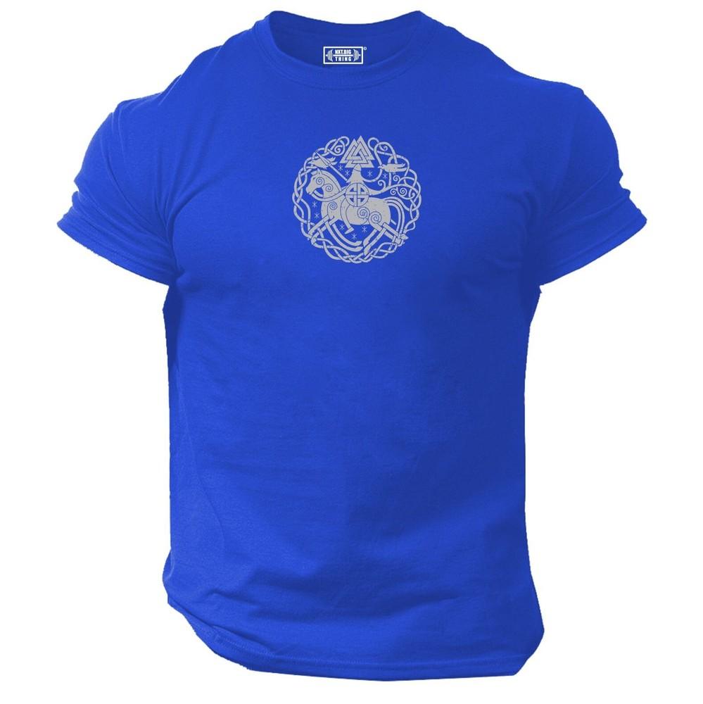 Odin T Shirt Gym Clothing Bodybuilding Workout Exercise Boxing Vikings Mma Top