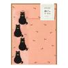Midori Letter Black Cat Design with 86413006 Set, Stickers,