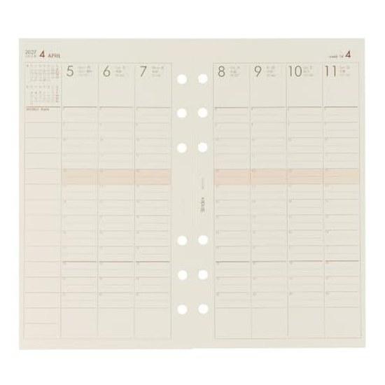Nolty Bindex Planner Refill 2027 Bible Weekly Vertical Type 015 (Starts January 2027)