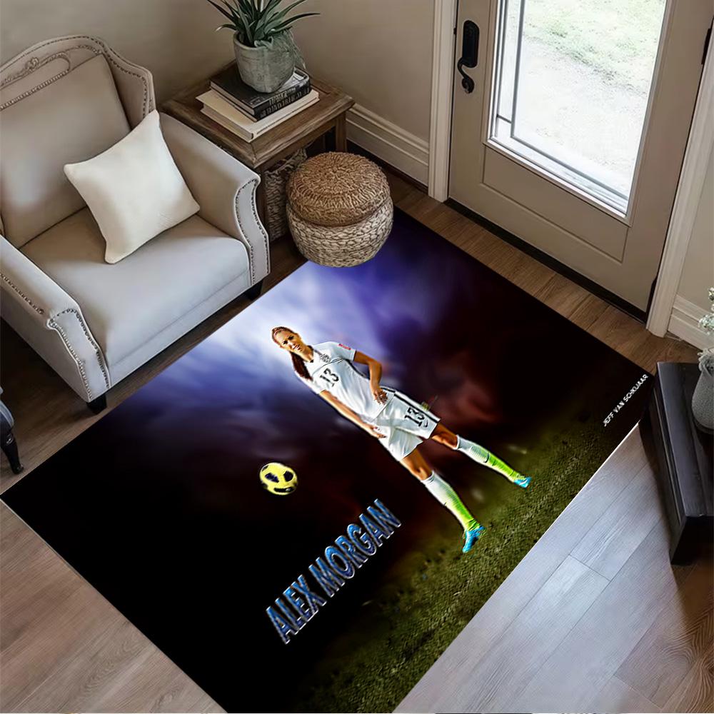 Borussia Dortmund's Star Player Area Rug Perfect for Entryway Outdoor Study room Playrooms Anti-slip Rug Anime Office Decor Best for Christmas