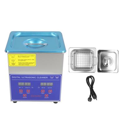 2L Ultrasonic Cleaner Stainless Steel Temperature Adjustable Ultrasonic Cleaning Machine for Jewelry Meter Circuit