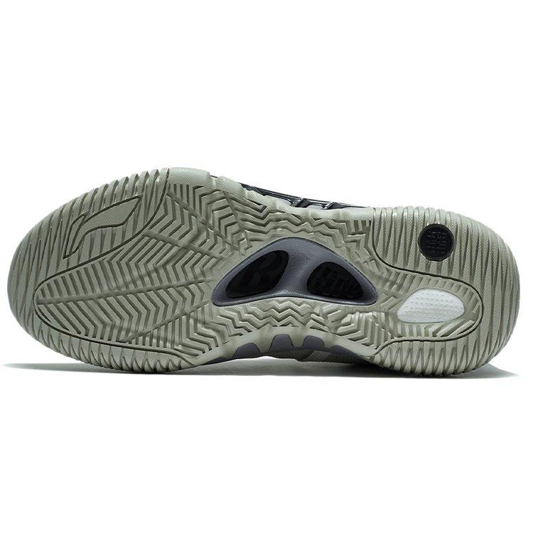 Li Ning Badfive 2 Low Basketball Shoes Men's Low Top Yellow Gray/Pearl White ABFS003-4