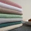 Waffle Design Washing Towels Skin-Friendly Cotton Plain Anti-Fade Dish Towels