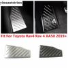Left Foot Rest Footrest Pedal Non-slip Panel Protection Cover Trim Accessories Interior For TOYOTA RAV4 RAV 4 XA50  - 2024