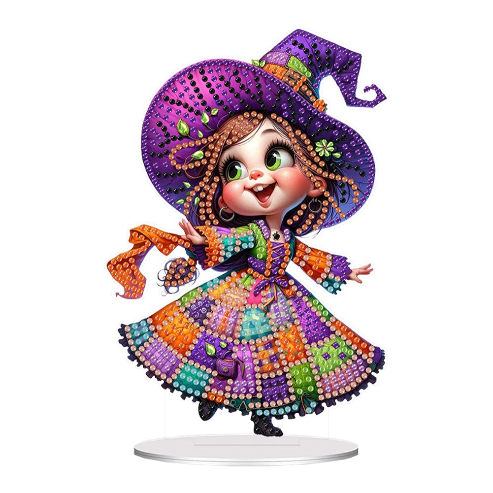 Acrylic Cartoon Animal Diamond Painting Tabletop Ornaments Kit Lamp Diamond Painting Desktop Ornaments Kit for Home Office Decor