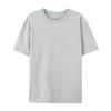 T-shirt Unisex Cotone Girocollo Manica Corta Vestibilità Larga - Colore Unito Traspirante per l'Estate
