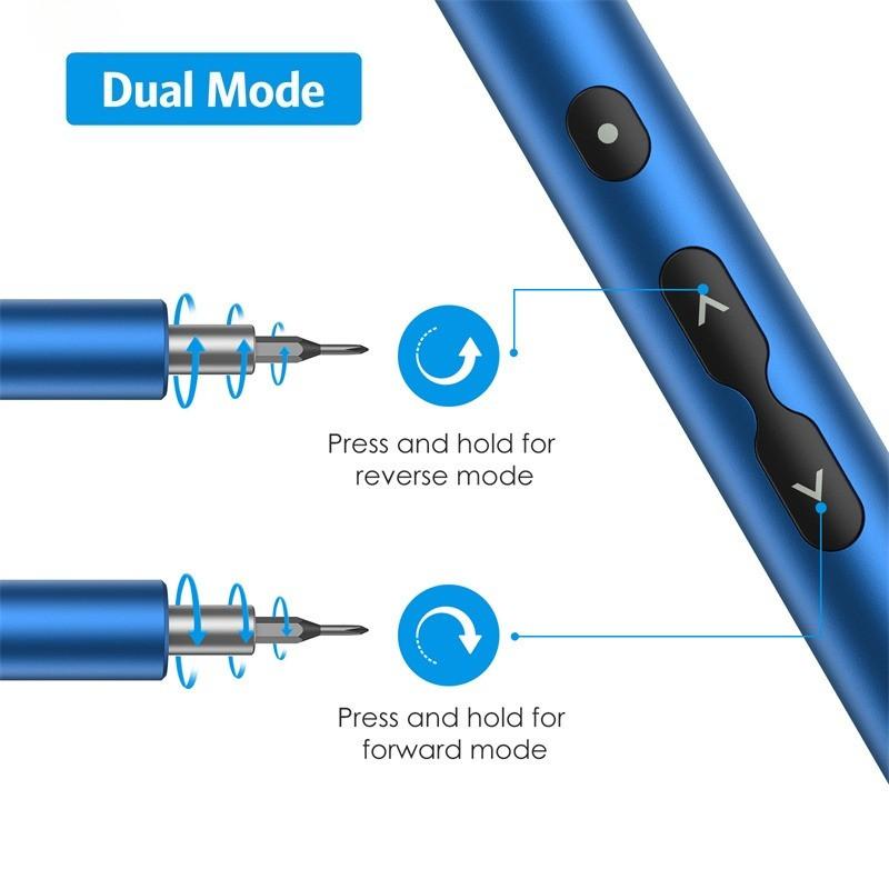 28 in 1 Rechargeable Repair Tool Kits Portable Electric Screwdriver Set Electronics Devices Maintenance Screw Driver Set