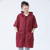 Cremalleras Manga Corta Impermeables Delantal Chaquetas Temporada Cocina Cocinar Delantal Bata Ropa de Trabajo con Bolsillos Grandes Mujeres Hombres