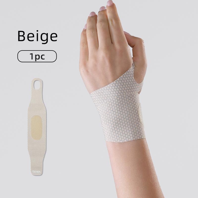 

Durable And Safe 1 Piece Lightweight Laminated Adjustable Wrist Wrap – Unisex Support For Work Badminton & Gym Training For Women Men one size