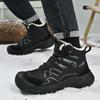 Comfortable Men's Hiking Boots Casual Sneakers Daily Walking Travel Shoes Fashionable Treking Footwear Lightweight Mesh Shoes
