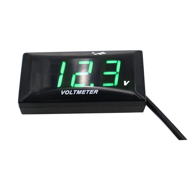 Car Voltmeter Digital Voltmeter Meter LCD Panel Tester Auto Motorcycle 12V-150V