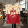1PC Delta Sigma Theta Print Flannel Blanket, High quality All Seasons, Home Decor, Warmth and Comfort, Perfect for Christmas Gifts