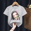 Nezuko Kamado Kimetsu No Yaiba 3D Print Kid T-shirts Children Baby Black  Kawaii Clothes Boy Girl T-Shirts
