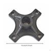 Drum Stool Bracket Aluminum Alloy Throne Base Plate Universal Seat Mount Support for Drummers,