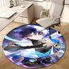 1pc Genshin Impact Wanderer2 Design Printed Area Round Carpet for Bedroom Living Room Home Decor Rugs Mat Non Slip Mat Rug for Bedside