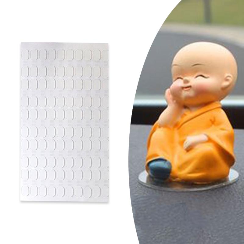 100Pcs Double Side Adhesive Tape Stickers Poster Tacky Putty Clear Adhesive Stick Dots Small Stickers Clear Sticky Putty