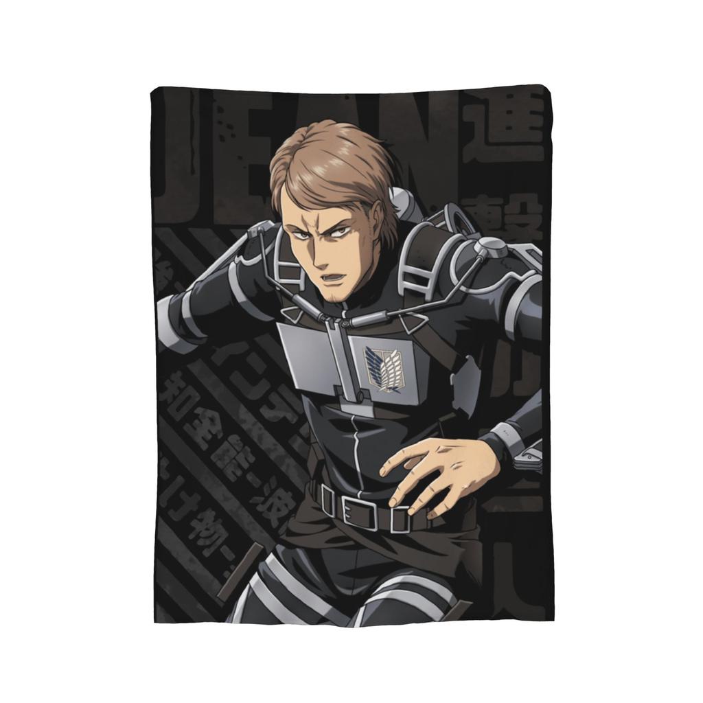 Shingeki no Kyojin Mikasa Ackerman Attack on Titan Blankets Flannel Spring/Autumn Portable Warm Throw Blanket for Sofa Rug Piece
