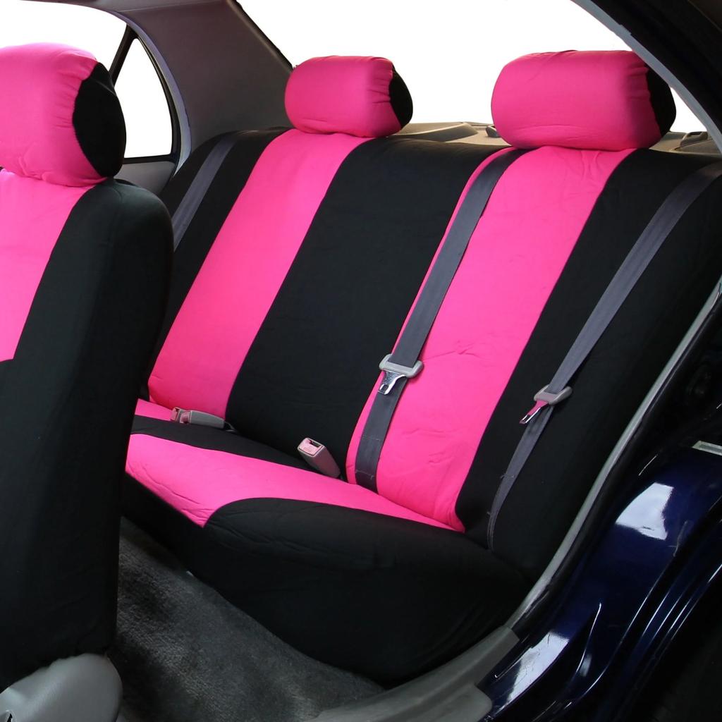 Universal Flat Cloth Car Seat Cover Non-slip Design Front Set