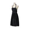 Francfranc Denier Full Black Apron, Black, Women's Apron,