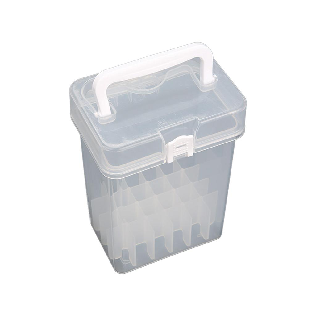 Wielofunkcyjny marker do etui Przezroczysty plastikowy kolorowy marker Organizer Uchwyt przenośny pędzelek do etui dla dzieci