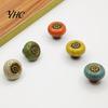 Cabinet Knobs Vintage Flower Carving Anti-rust Home Smooth Drawer Pulls Improvement Leopard Round Handle for Wardrobe