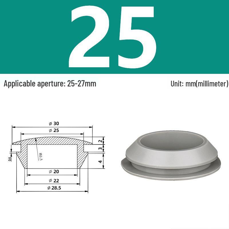 High-Temp Resistant Silicone Rubber Stopper with Card Slot Sealing Cap