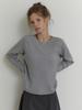Deomiteun [4Th] Raglan Waffle T-Shirt (Gray)