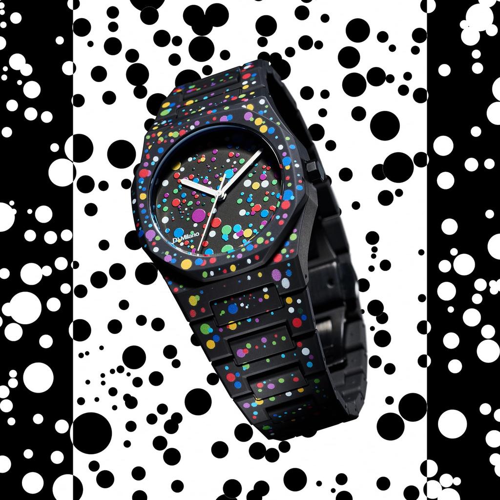 Authorized Distributor [D1 MILANO] D1 Milano Men's and Women's Watch PCBU11 Polycarbonate Dot 01 37mm