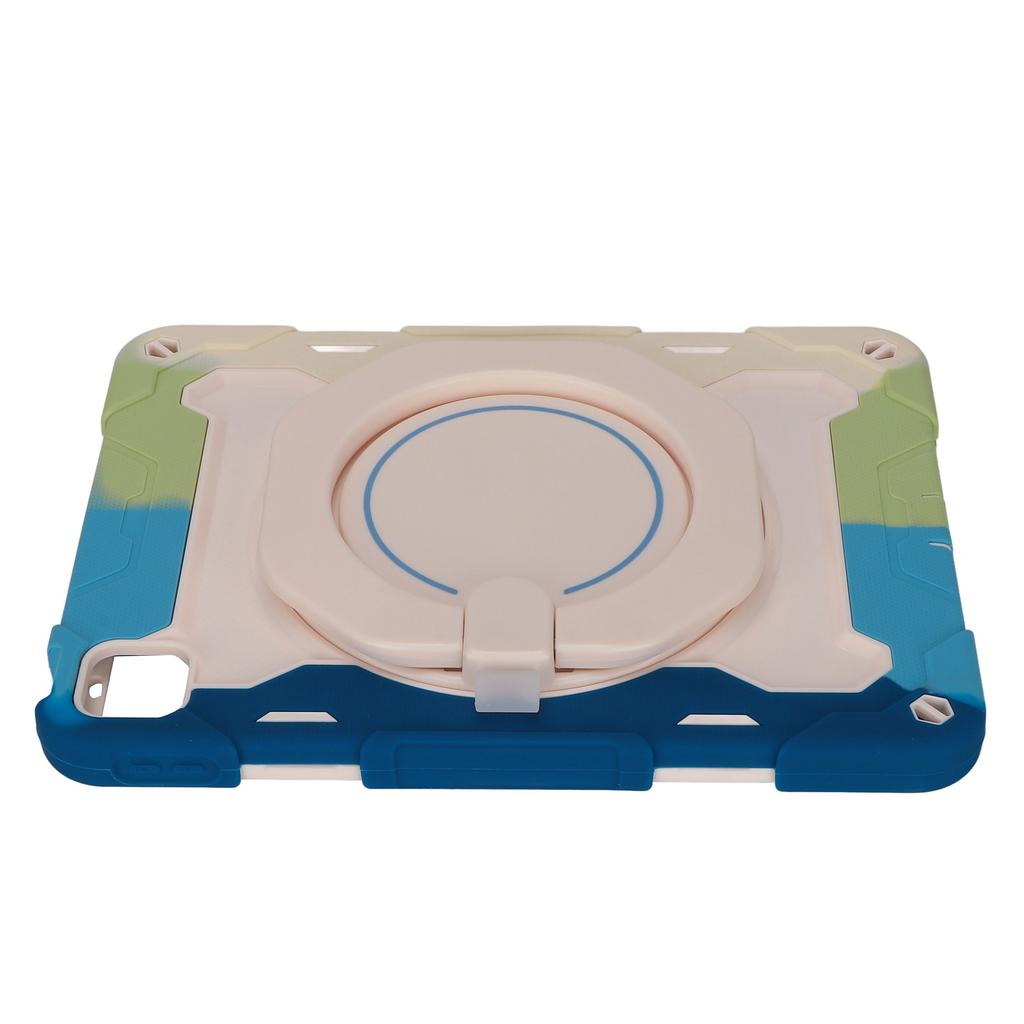IOS Tablet Case 11in 3 Layer Shockproof Slim Tab Case with 360 Rotating Kickstand Shoulder Strap