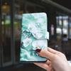 Huse din piele pentru seria Samsung, cu flori și fluturi pictați, PU protector, husă tip flip cu suport pentru carduri, închidere magnetică, suport pentru Samsung Galaxy S25