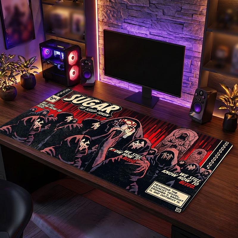Big Mouse PadSleep Token Extended Soft Desk Mat Gaming Office Computer Table Decor Mat